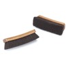 Large Curved 100% Horsehair Brush - Best Shoe Cleaning Brush