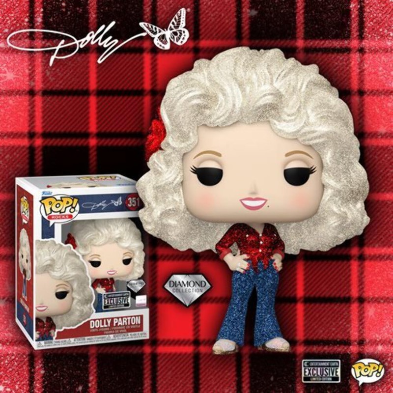 Funko Dolly Parton '77 Tour Diamond Glitter Pop! Vinyl Figure