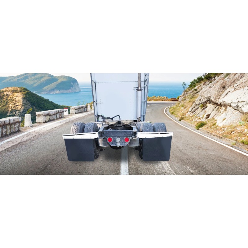 OEM MF03 30 Inch Chromed Iron Straight Mud Flap Hanger