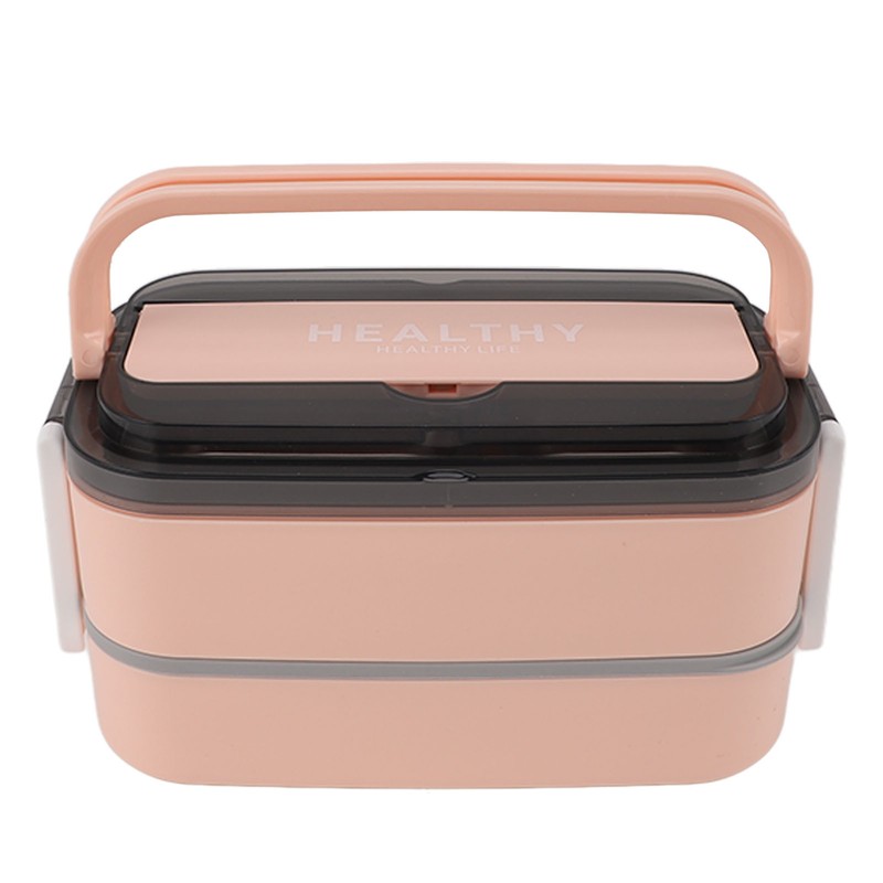 Double Layer Bento Box 316 Stainless Steel Compartment Portable Lunch
