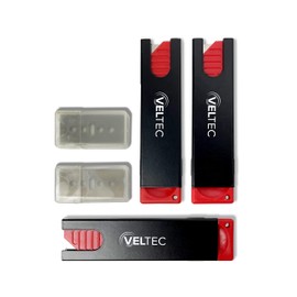 Veltec Veltec Auto Retractable Safety Utility Box Cutters, 3 Pack Cutters with 10 Extra Blades (VC800)