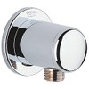 Grohe 28672000 Relexa Shower Wall Union, 0.5-Inch Threaded Connection, Starlight
