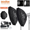 Godox US 2X Godox 95cm Octagonal Umbrella Softbox Honeycomb Grid