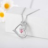 Birthstone Graduation Necklace S925 Sterling Silver Class of 2024 Bachelor
