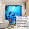 Neween Shower Curtains 3D Digital Printed Waterproof Bathroom Curtain Polyester
