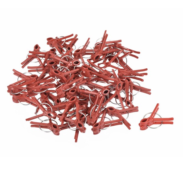 M METERXITY Pack of 100 Vegetable Greening Clips with Curved