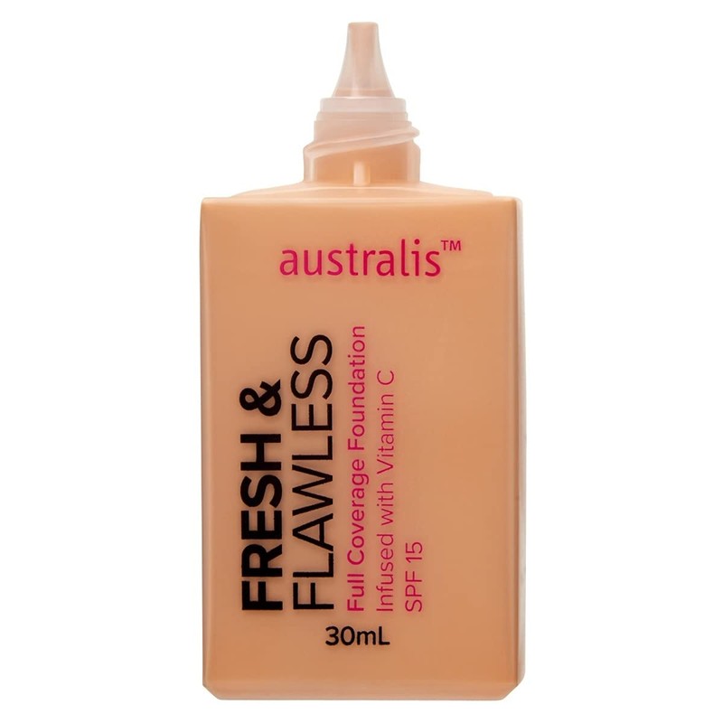Australis Fresh & Flawless Full Coverage Foundation - Golden Nude
