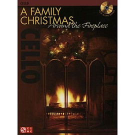 A Family Christmas Around the Fireplace