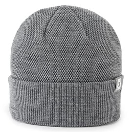 FootJoy Mens Beanie Hat, Light-Toned Grey, 1 UK