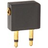 Airline Headphone Adapter 1/8" 3.5mm to dual 3.5mm plug