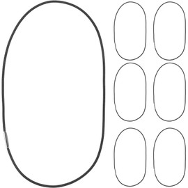 ifundom Bandas Elásticas para Cuadernos de Viaje y Diarios 10 Piezas Negras Resistentes y Elásticas para Fijación Útil Uso Manualidades y Oficina Viaje Diario Navidad