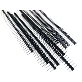 40-Pin Male Header 0.1" 2.54mm Breadboard PCB Breakaway Strip Connectors for Arduino and DIY (10 Piece Package)