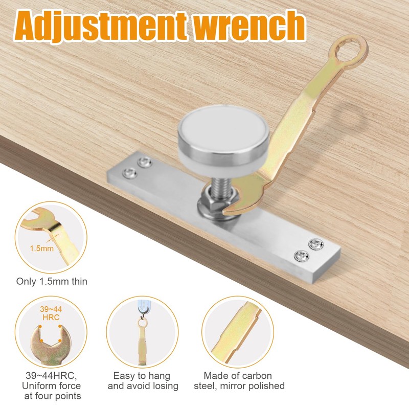 lasuroa 2pcs Pocket Door Wrenches, Bi-Fold Closet Door Pivot Adjustment