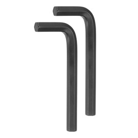 sourcing map 2pcs Hex Key Wrench 10mm L-Shape Hexagon Metric Wrenches Chrome Vanadium Steel Repairing Tool for Home Repair, Black