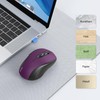 TECKNET Bluetooth Mouse, 2.4G Wireless Mouse (BT 5.0/3.0 + USB