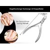 Nagelhautzange Hautzange mit Doppelfeder - 3 mm Schnitt - Rostfreies