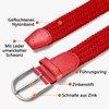 TANGCHAO Elastic Braided Belt for Men & Women， No Hole