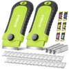 DIYSELF 2 Pack Razor Blade Scraper with 30 Pcs Spare
