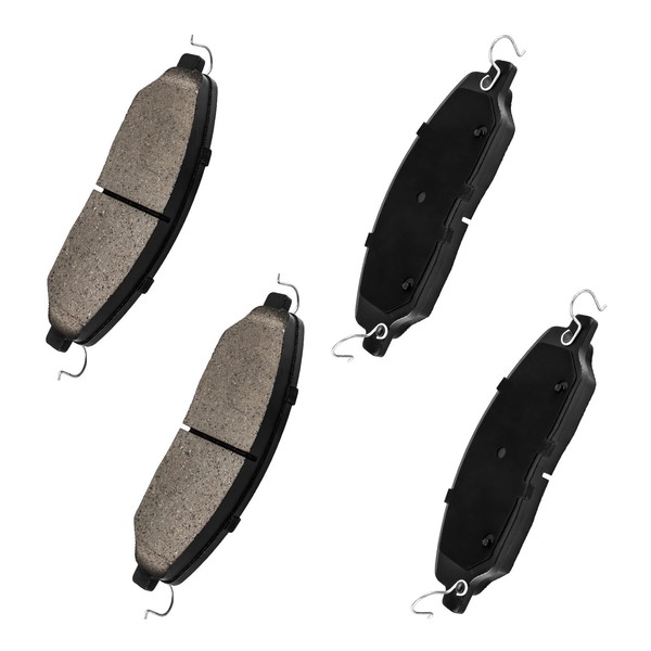 Torchbeam D1081 Front Brake Pads Compatible with 2005-2010 M-ustang, 2005-2007