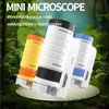 Pocket Microscope for Kids and Adults 60x-200x Mini Microscope, Portable