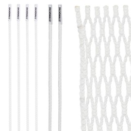 StringKing Women’s Type 4 Semi-Soft Lacrosse Mesh Kit (White)