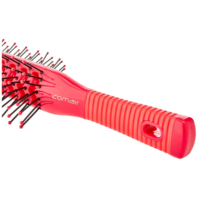 Comair 3020645 Tunnel Valve Brush Double-Sided Ruby Red