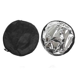 5 in 1 Photography Light Reflector Collapsible Lighting Round Reflector with Storage Bag for Photo Studio Live Broadcast 110cm / 43.3in