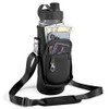 Adjustable Neoprene Water Bottle Holder with Dual Pockets