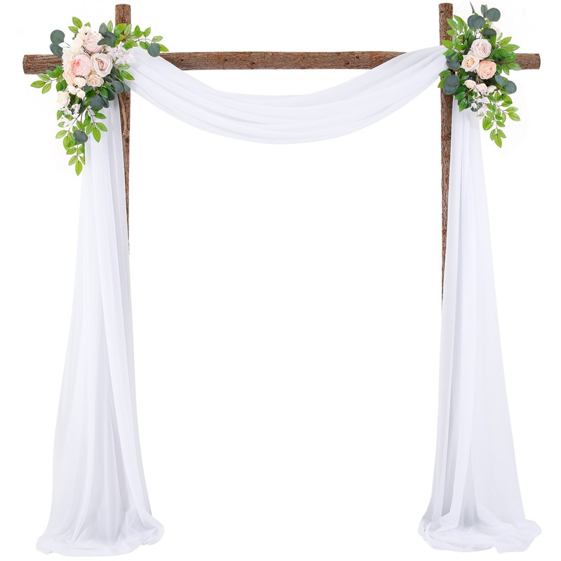 Wedding Decoration Arrangement Veil Arch Veil Background Veil Wedding Arch