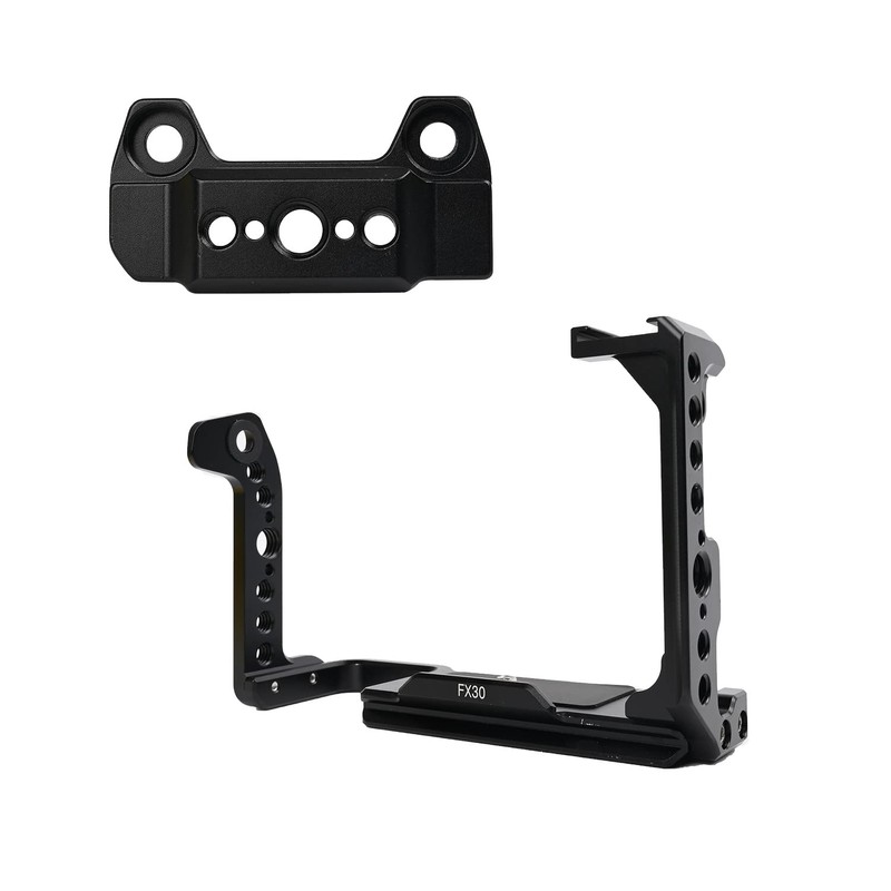 FX30 FX3 Camera Cage, FX3 FX30 Cage with Cold Shoe