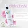 Vemare Cosmetics Tónico Facial Rosas Transparente Cuidado Suave 250 ml