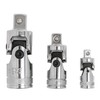 ARES 37001-3-Piece Universal Joint Socket Set - Includes 1/4-Inch, 3/8-Inch,
