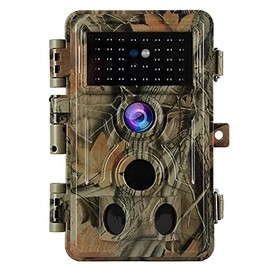 Camouflage Game & Wildlife Trail Camera Night Vision 24MP 1296P MP4 Video Motion Activated Waterproof Farm & Ranch Field Camera for Outdoor Deer Hunting Tracking & Backyard Surveillance