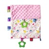 Large Tag Security Blanket for Babies - Toddlers Taggy Security