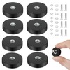 Pavlleen Pack of 8 Rubberised Magnets, Diameter 22 mm, with