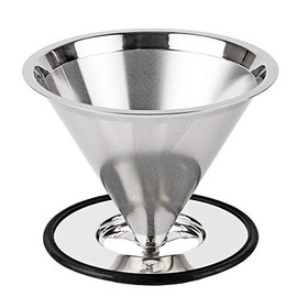 Pearl Metal Captain Stag UW-3512 Stainless Steel Filter, Silver, Size L