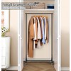 SLEEPING LAMB Heavy Duty Clothes Rack, Rolling Clothing Racks for