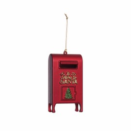 Gallerie II Santa Mail Box Ornament Red