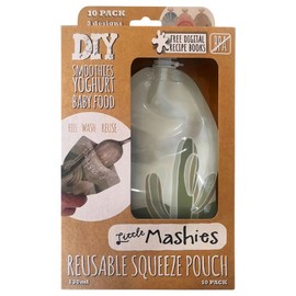 Little Mashies Reusable Squeeze Pouch 10 x 130ml