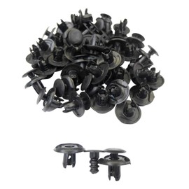 Mean Mug Auto 3132-20183A 100x Bumper Fasteners Upper Seal Radiator Cover Clips - Compatible with Toyota, Lexus - Replaces OEM #: 90467-08217