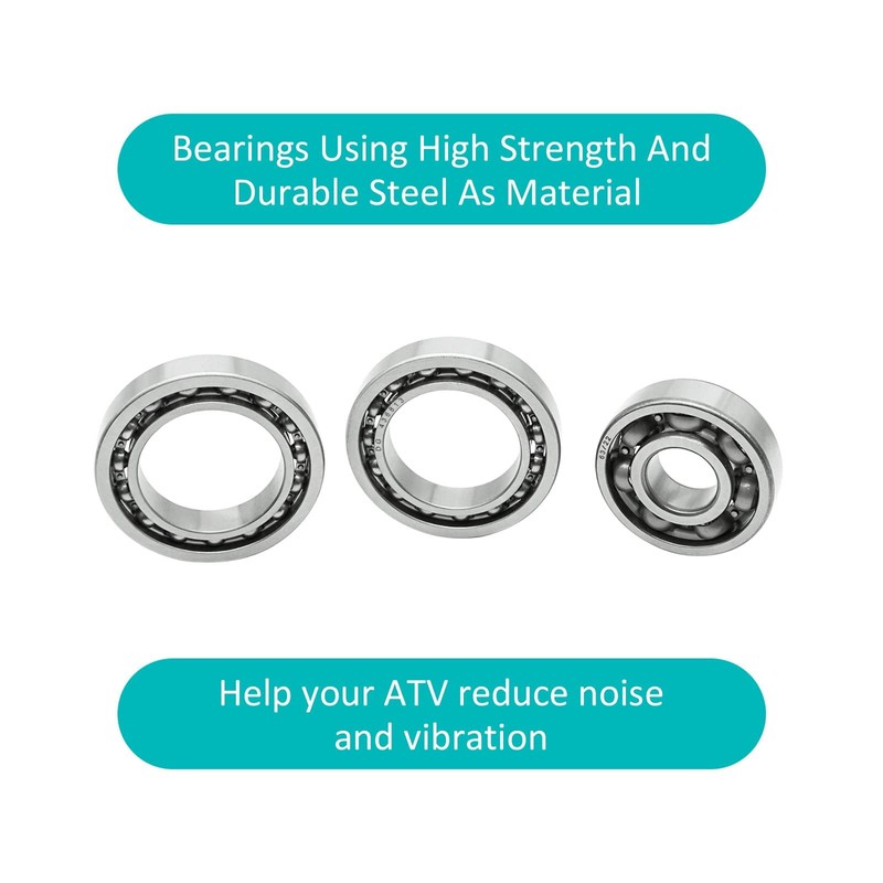 M MATI Rear Differential Bearing Kit Compatible with Honda FourTrax