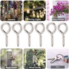1 Inch Small Screw Eyes Metal Screw Hooks Ring Screws