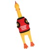 Archie McPhee Multicolor Rubber Emotional Support Chicken Play Figure -
