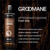 RED Pro GROOMANE Cooling Aftershave Cologne for Men, Barber-Grade Post-Shave