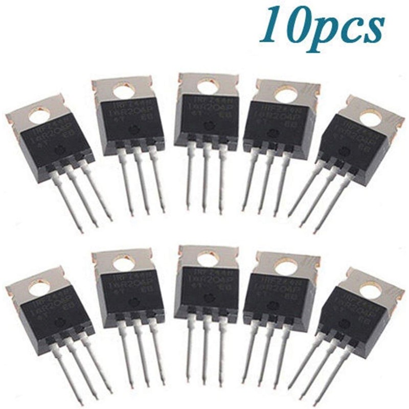 Ballylelly 10pcs 55V 49A IRFZ44N IRFZ44 Power Transistor Mosfet N