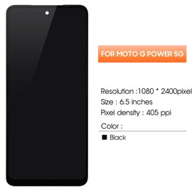 for Moto G Power 5G 2023 Screen Replacement for Moto G Power 5G 2023 LCD Display for XT2311 Screen Replacement XT2311-3 LCD Digitizer Touch Assembly Repair Parts