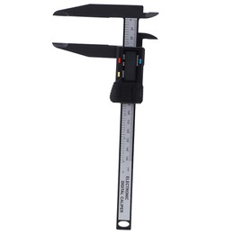 Digital Vernier Caliper, 150 mm 300 mm Electronic Digital Caliper with Large LCD Screen, Digital Carbon Ruler Caliper with Long Jaw Vernier Caliper Measuring Tool (150 mm