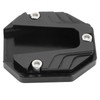 Demeras Motorcycle Side Stand Plate Pad, Universal Fashion Appearance Anodic