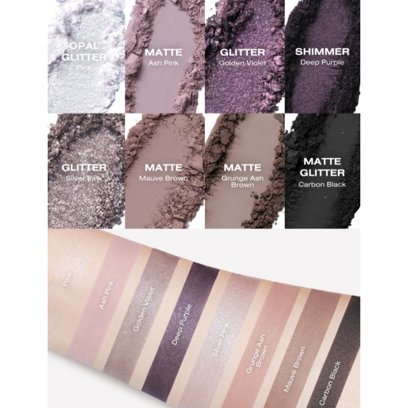 비엔에스토어 Risky Eye Shadow Pigment Palette - Dim Berry
