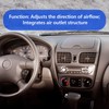 Center Dash A/C Outlet Air Vent Panel Kit Compatible with